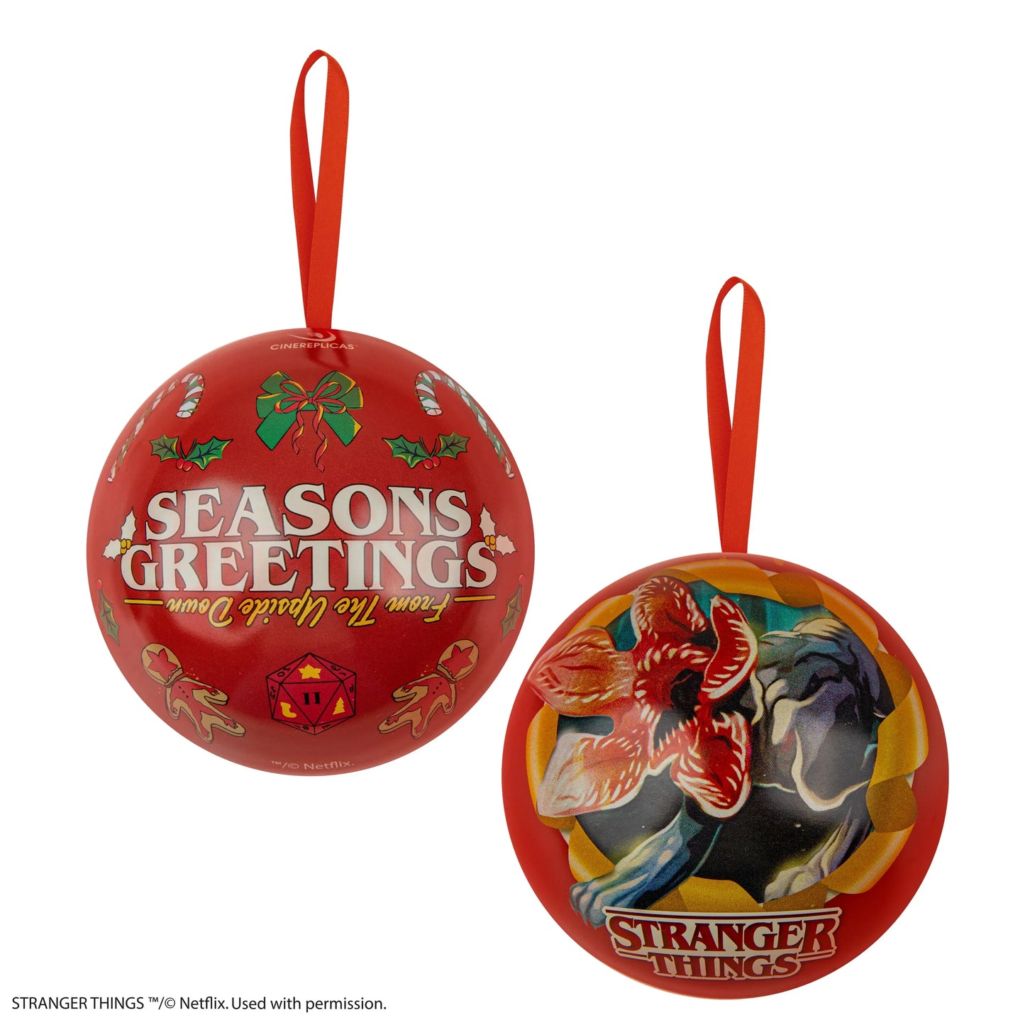 Stranger Things Holiday Capsule with Keyring Plush Demogorgon CR2786
