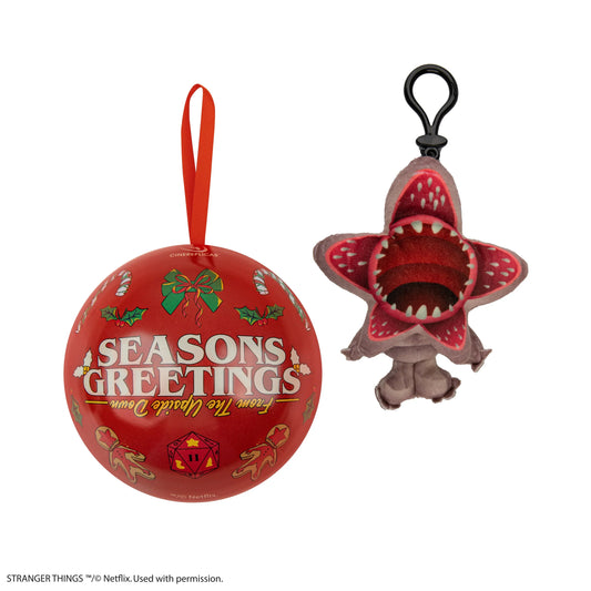 Stranger Things Holiday Capsule with Keyring Plush Demogorgon CR2786