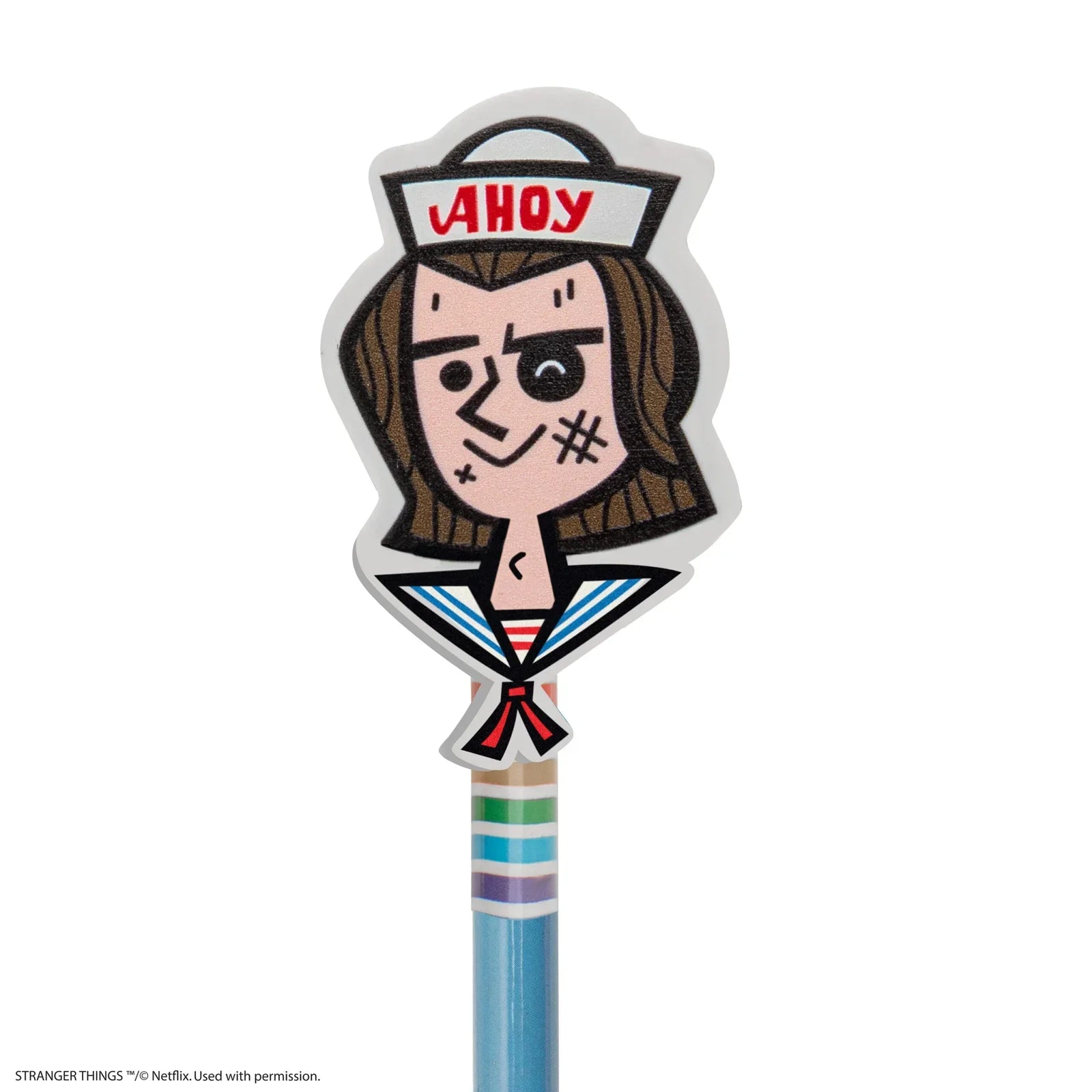 Stranger Things Pencil with eraser Scoops Ahoyteve CR5485