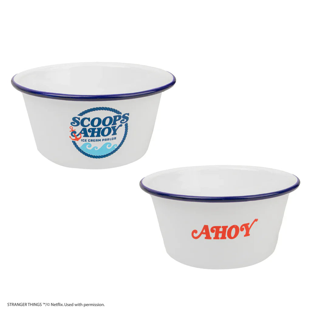 Stranger Things Ice Cream Bowl & Sailor Hat Scoops Ahoy CR4282