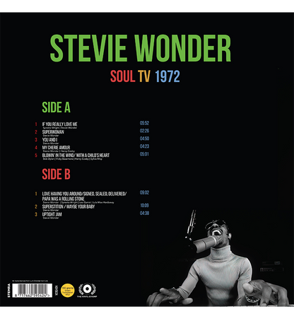 Stevie Wonder – Soul TV 1972 (Limited Edition 12-Inch Album on 180g Transparent Green Vinyl)