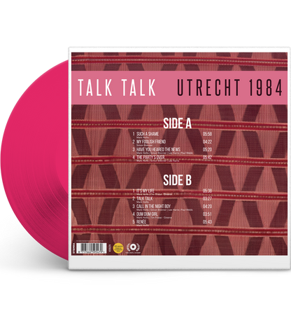 Talk Talk – Utrecht 1984 (Limited Edition 12-Inch Album on 180g Transparent Magenta Vinyl)