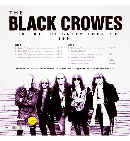 The Black Crowes – Live at the Greek Theatre, 1991 (12-Inch Album on 180g Vinyl)