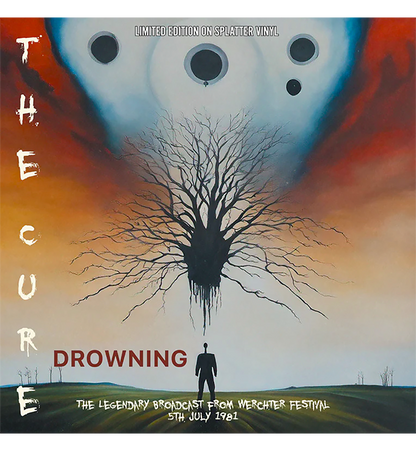 The Cure – Drowning: Live at the Rock Werchter Festival, Belgium, 1981 (Limited Edition 12-Inch Album on Splatter Vinyl)