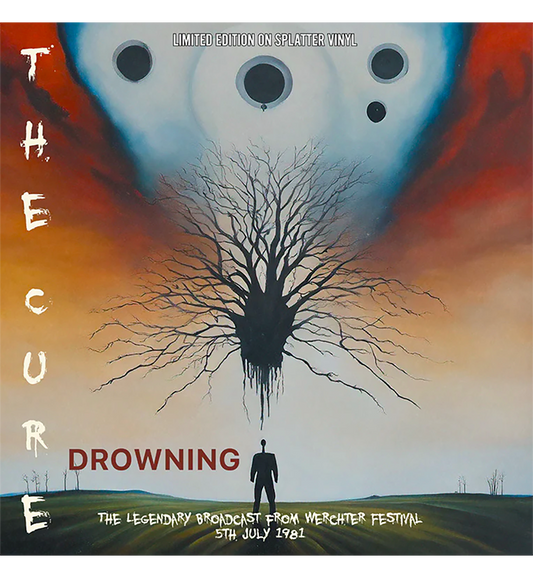 The Cure – Drowning: Live at the Rock Werchter Festival, Belgium, 1981 (Limited Edition 12-Inch Album on Splatter Vinyl)