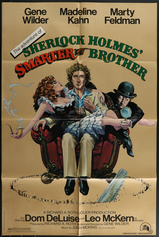 The Adventures Of Sherlock Holmes' Smarter Brother (1975) Original US One Sheet