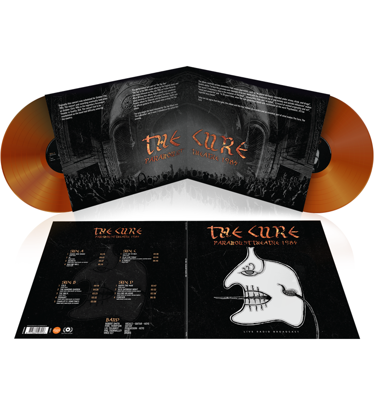 The Cure – Paramount Theatre 1984 (Limited Edition Double-LP on 180g Transparent Orange Vinyl)