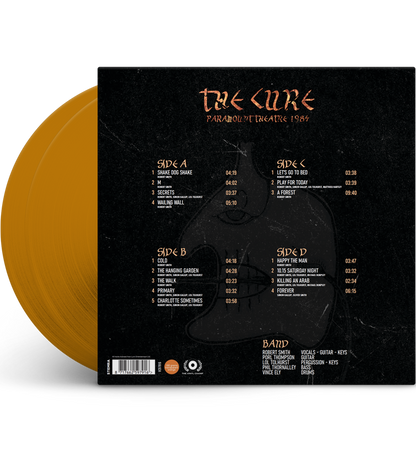 The Cure – Paramount Theatre 1984 (Limited Edition Double-LP on 180g Transparent Orange Vinyl)