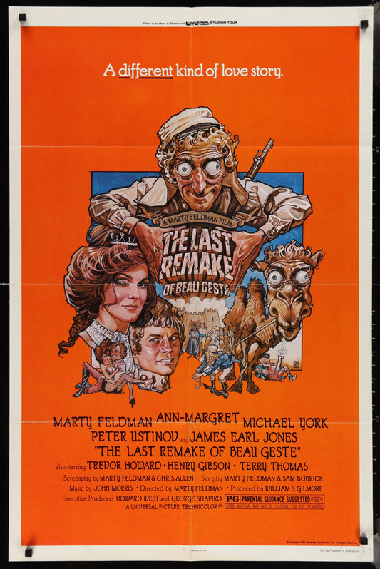 The Last Remake Of Beau Geste (1977) Original US One Sheet Movie Poster