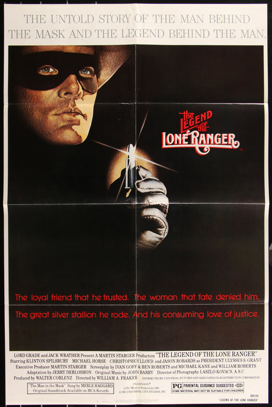 The Legend Of The Lone Ranger (1981) Original US One Sheet Movie Poster 27 x 41