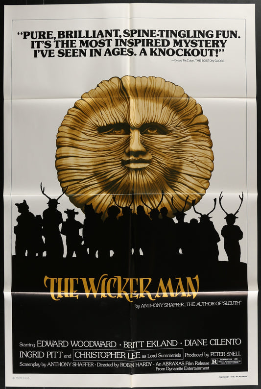 The Wicker Man (1980 RR) Original US One Sheet Movie Poster 27 x 41