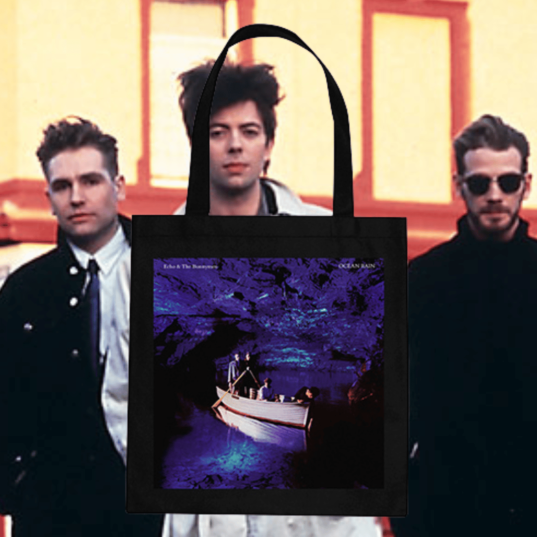 Official Echo & The Bunnymen Album Cover Tote Bags Ocean Rain