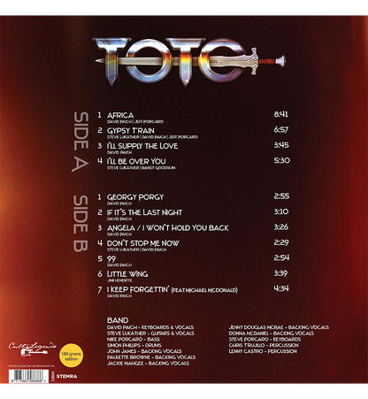 Toto – Bless the Rains 1992 (12-Inch Album on 180g Vinyl)