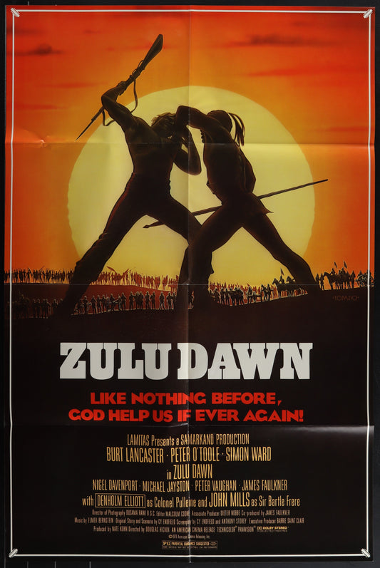 Zulu Dawn (1979) Original US One Sheet Movie Poster