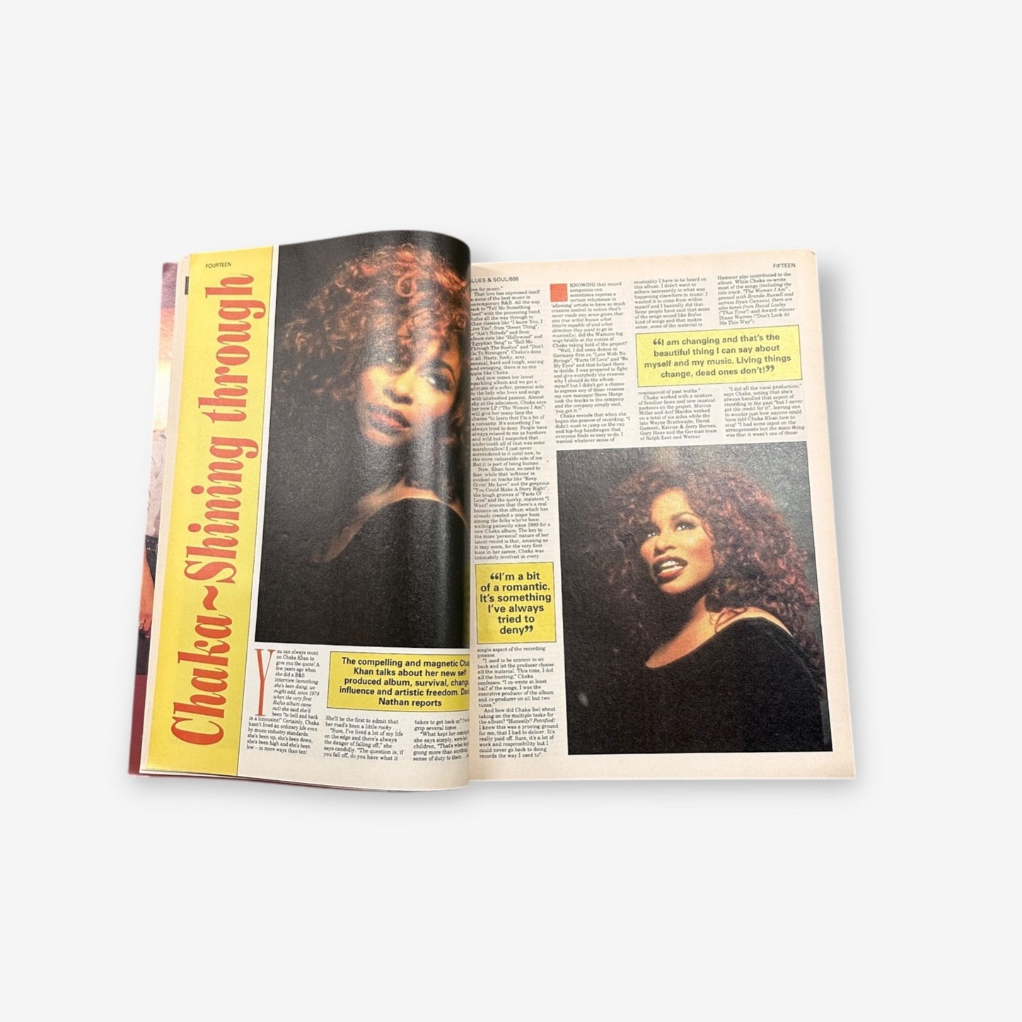 1992 Chaka Khan - Blues & Soul Magazine Issue 608