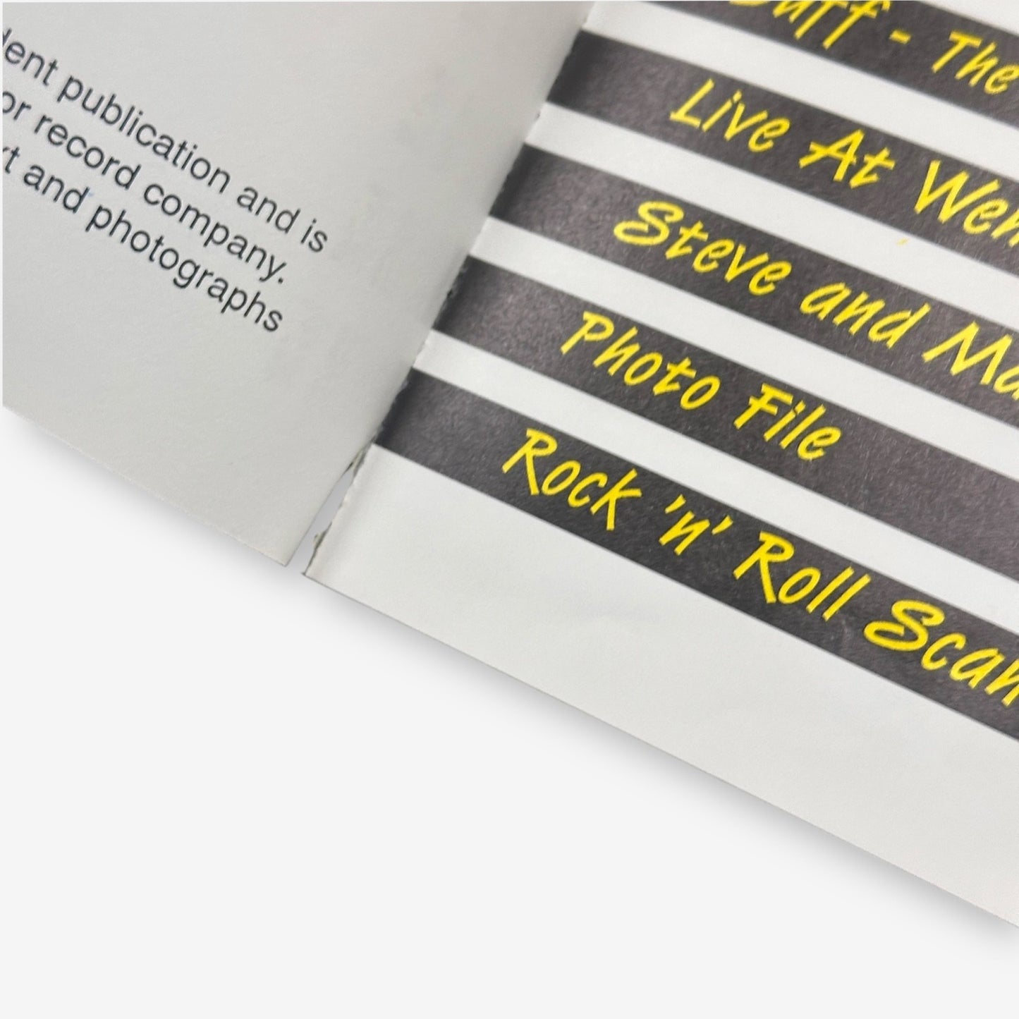 Guns N' Roses Special Hardback Annual Book (John Kercher) 1992