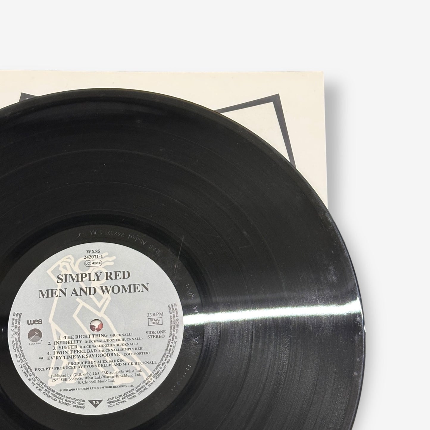 Simply Red - Men And Women Vinyl Record 1987