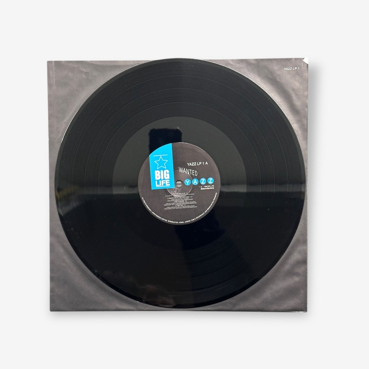 YAZZ - Wanted Vinyl Record 1988