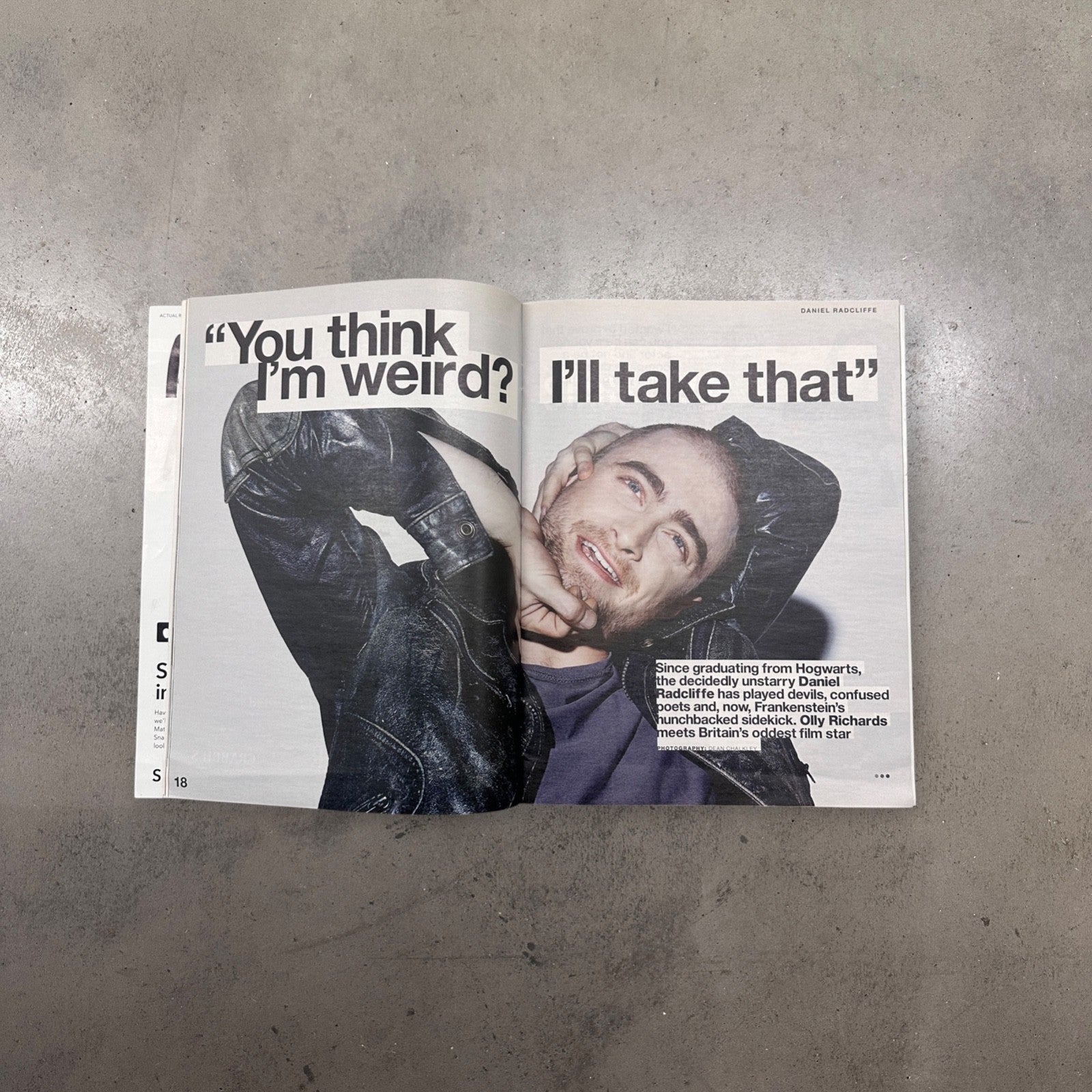 2015 Daniel Radcliffe - Wizard Of Odd - NME Magazine