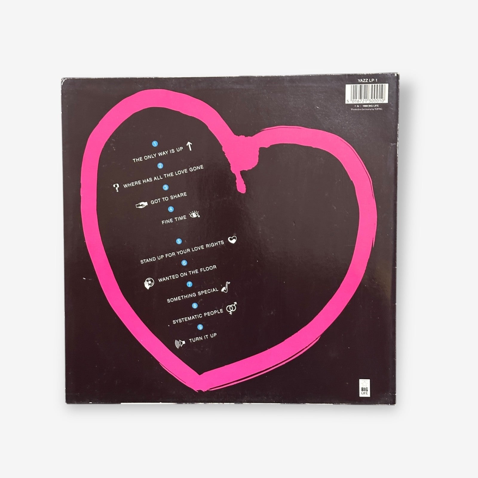 YAZZ - Wanted Vinyl Record 1988