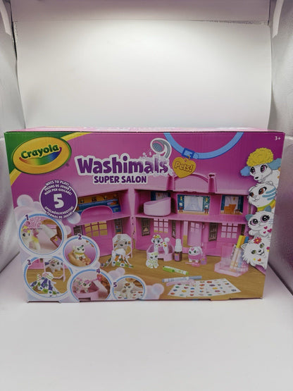 Brand New - Crayola Washimals Pets Super Set – Super Salon