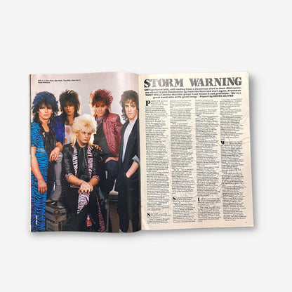 1986 Ronnie James Dio - Kerrang Magazine