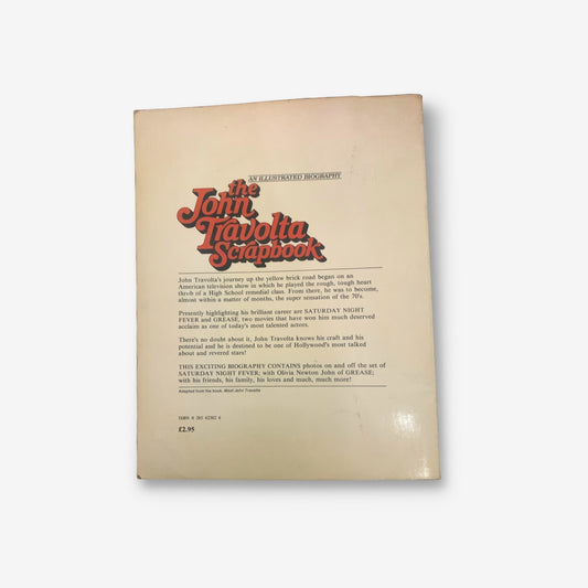 The John Travolta Scrapbook - 1976 Paperback Book (Suzanne Munshawer)