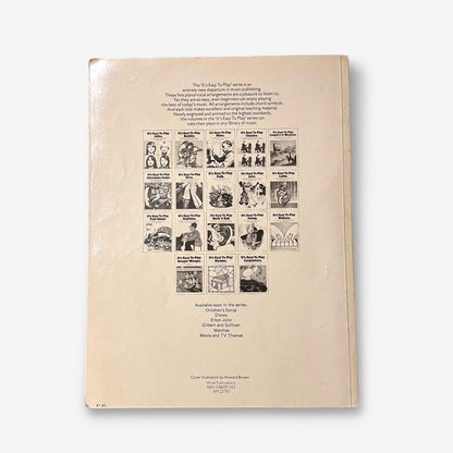 It's Easy To Play ABBA - 1979 Paperback Music Sheet Book (Cyril Watters)