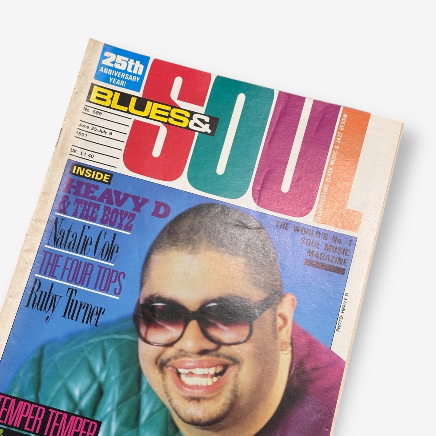 1991 Heavy D - Blues & Soul Magazine Issue 589