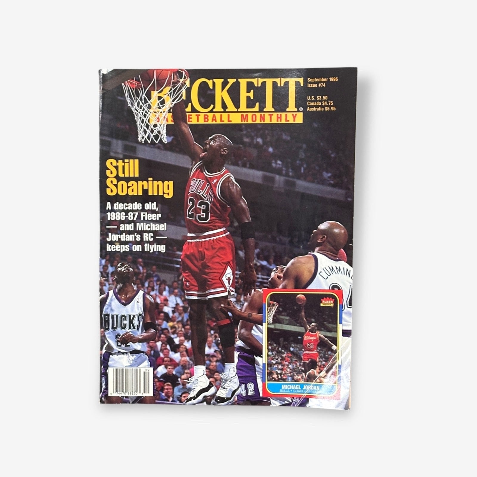 1996 Michael Jordan - Still Soaring - Beckett Basketball Month #74