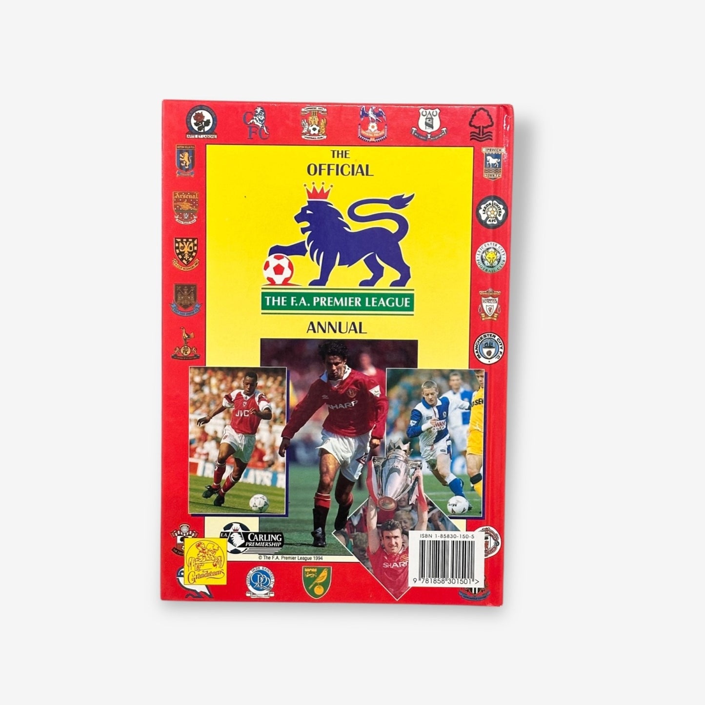 The Official F.A Premier League Annual Hardback Book (Tony Lynch) 1994