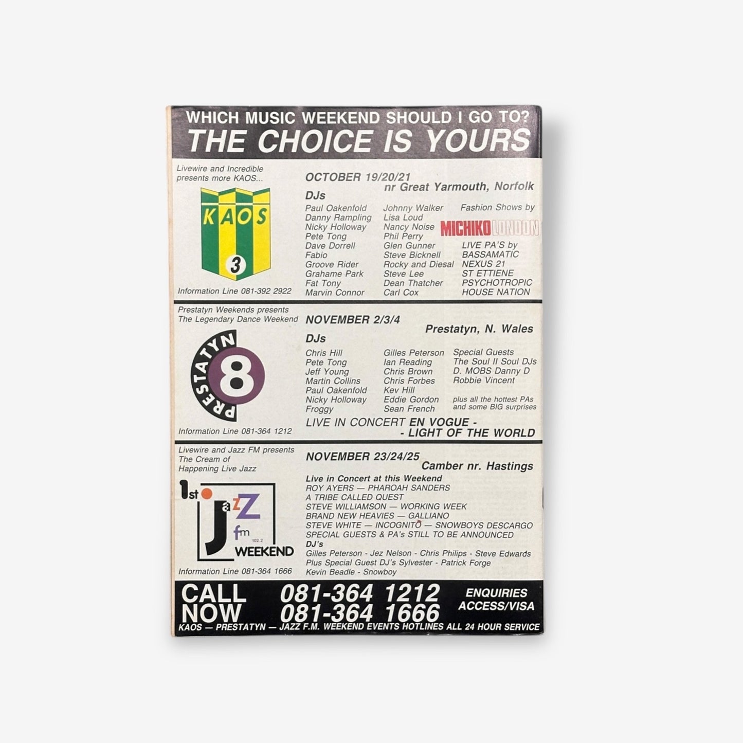 1990 The Time - Blues & Soul Magazine Issue 570