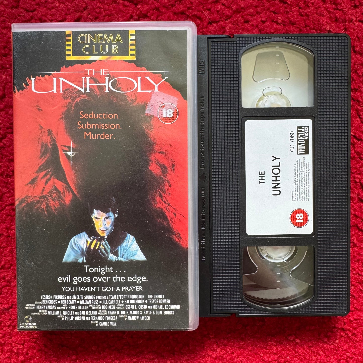 The Unholy VHS Video (1988) CC7060