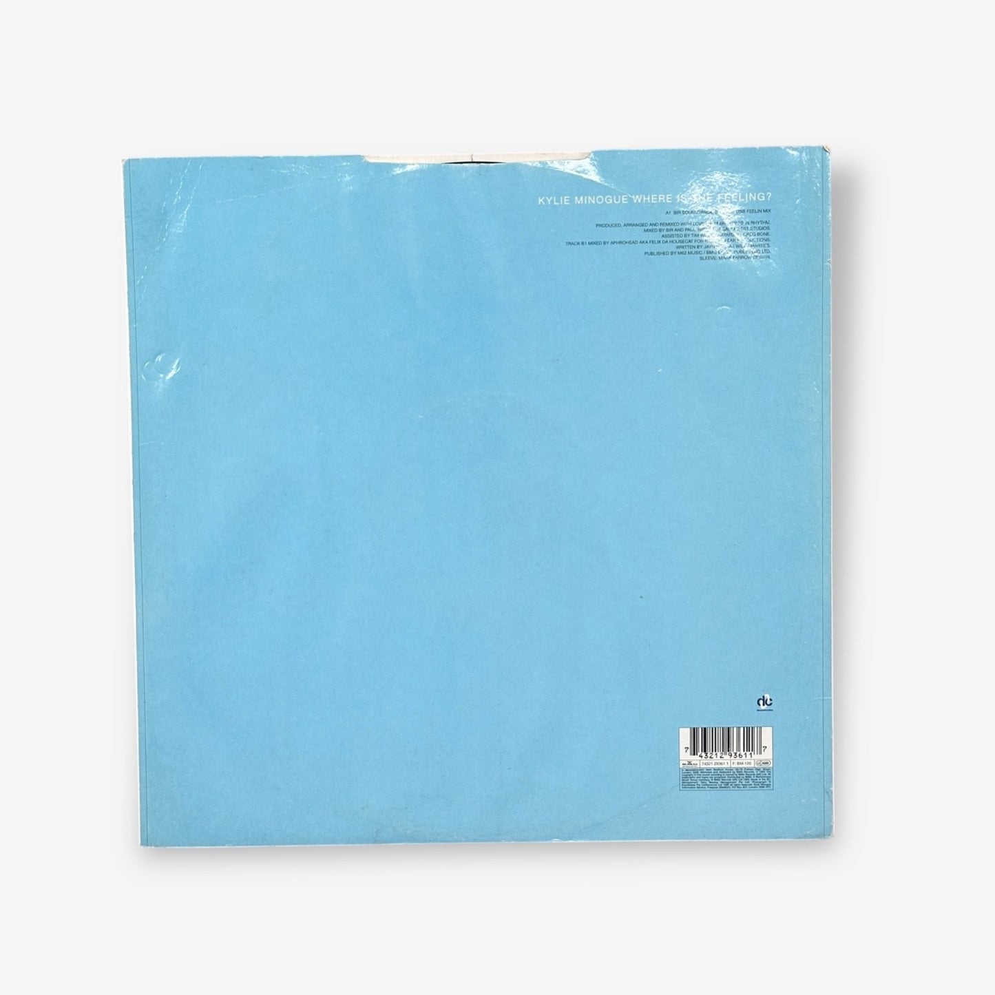 Kylie Minogue - Where Is The Feeling? Vinyl Record 1995