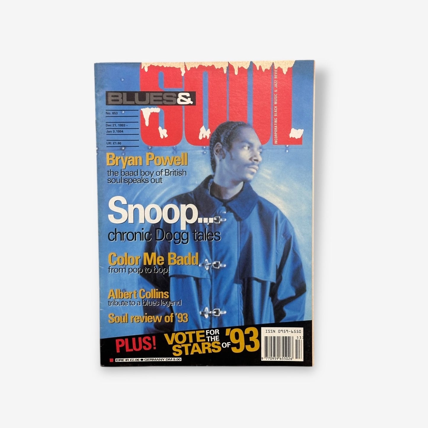 1994 Snoop Dogg - Blues & Soul Magazine Issue 653
