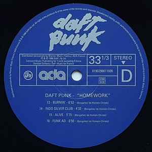 Daft Punk – Homework • 2×Vinyl LP, 2022 Pressing