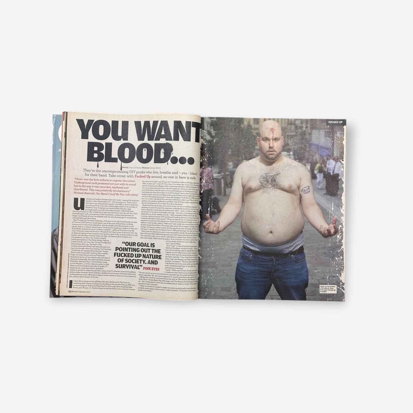 2008 F*cked Up - The Beating Heart Of The Underground - NME Magazine