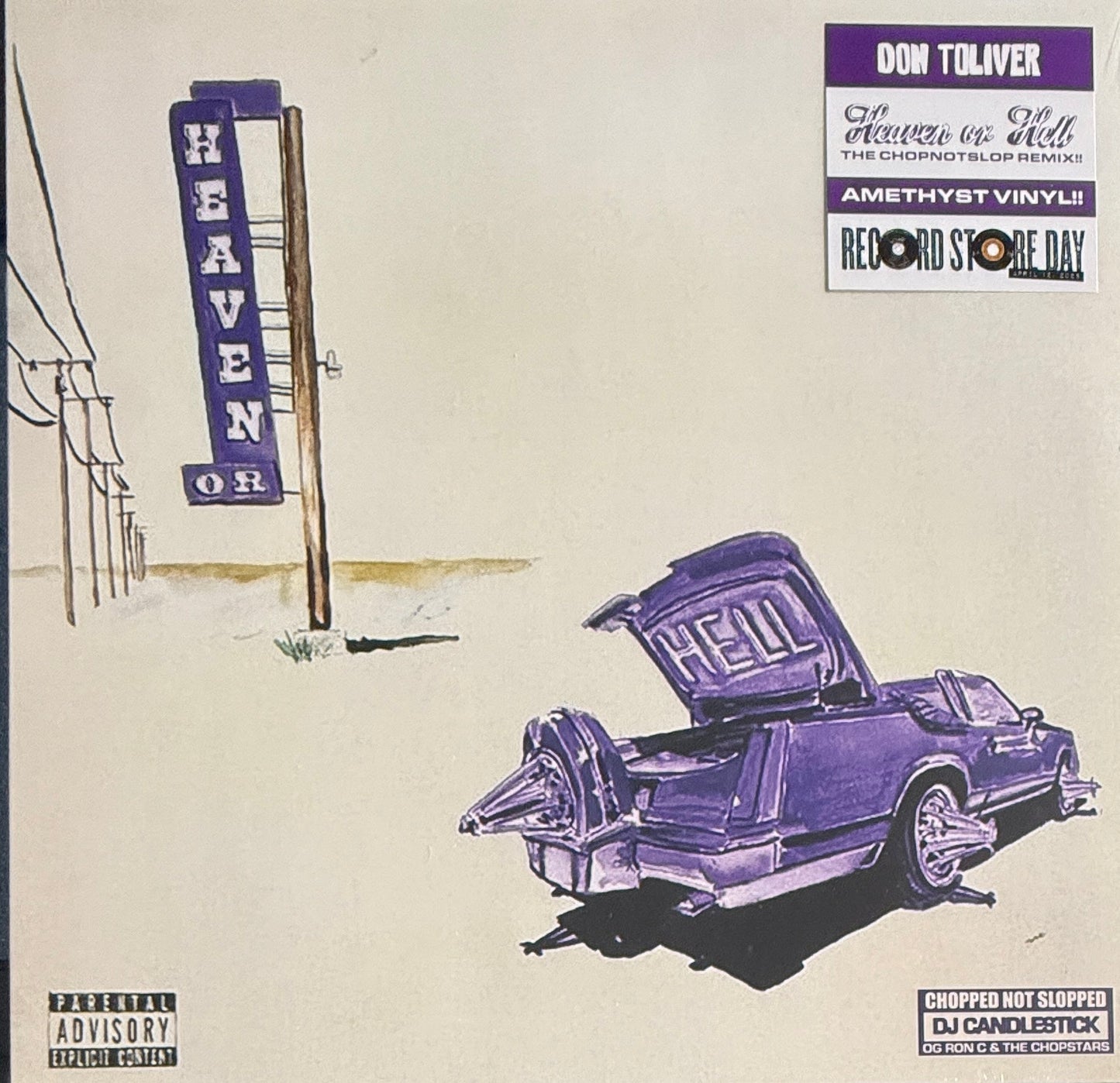Don Toliver – Heaven Or Hell (The Chopnotslop Remix) – Cactus Jack – 2025 Vinyl