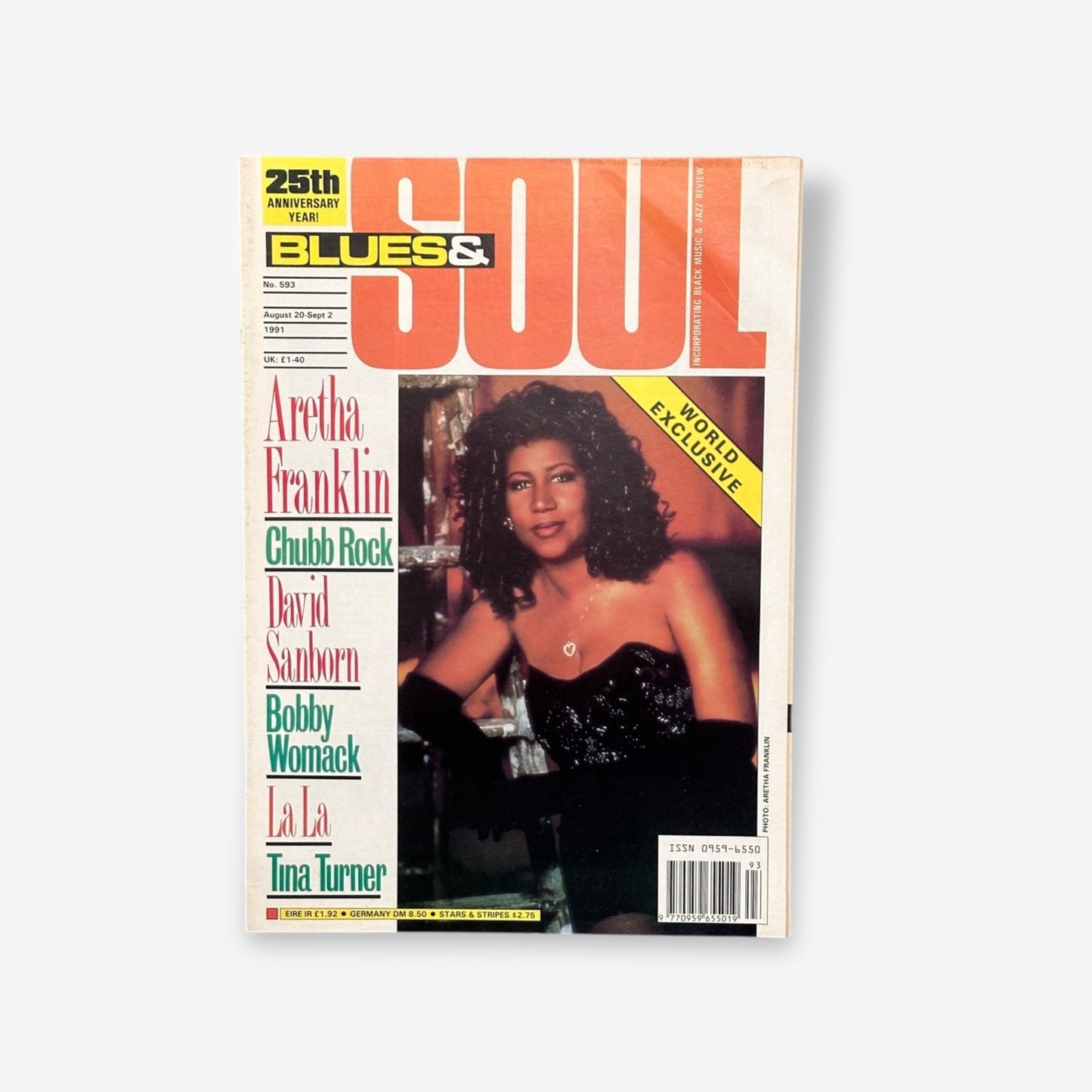 1991 Aretha Franklin - Blues & Soul Magazine Issue 593