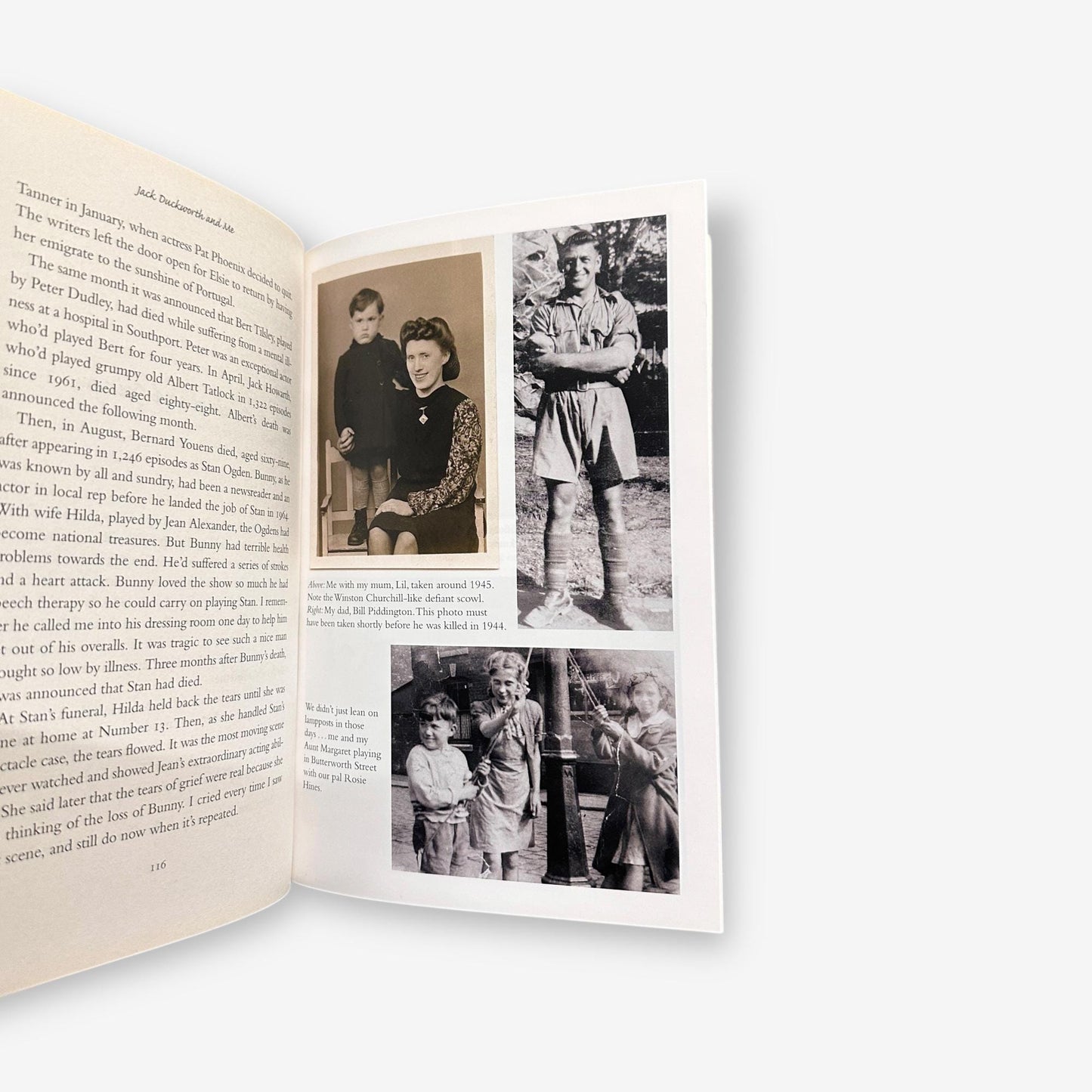 Jack Duckworth And Me - My Life On The Street And Other Adventures - Hardback Book (Bill Tarmey & Al