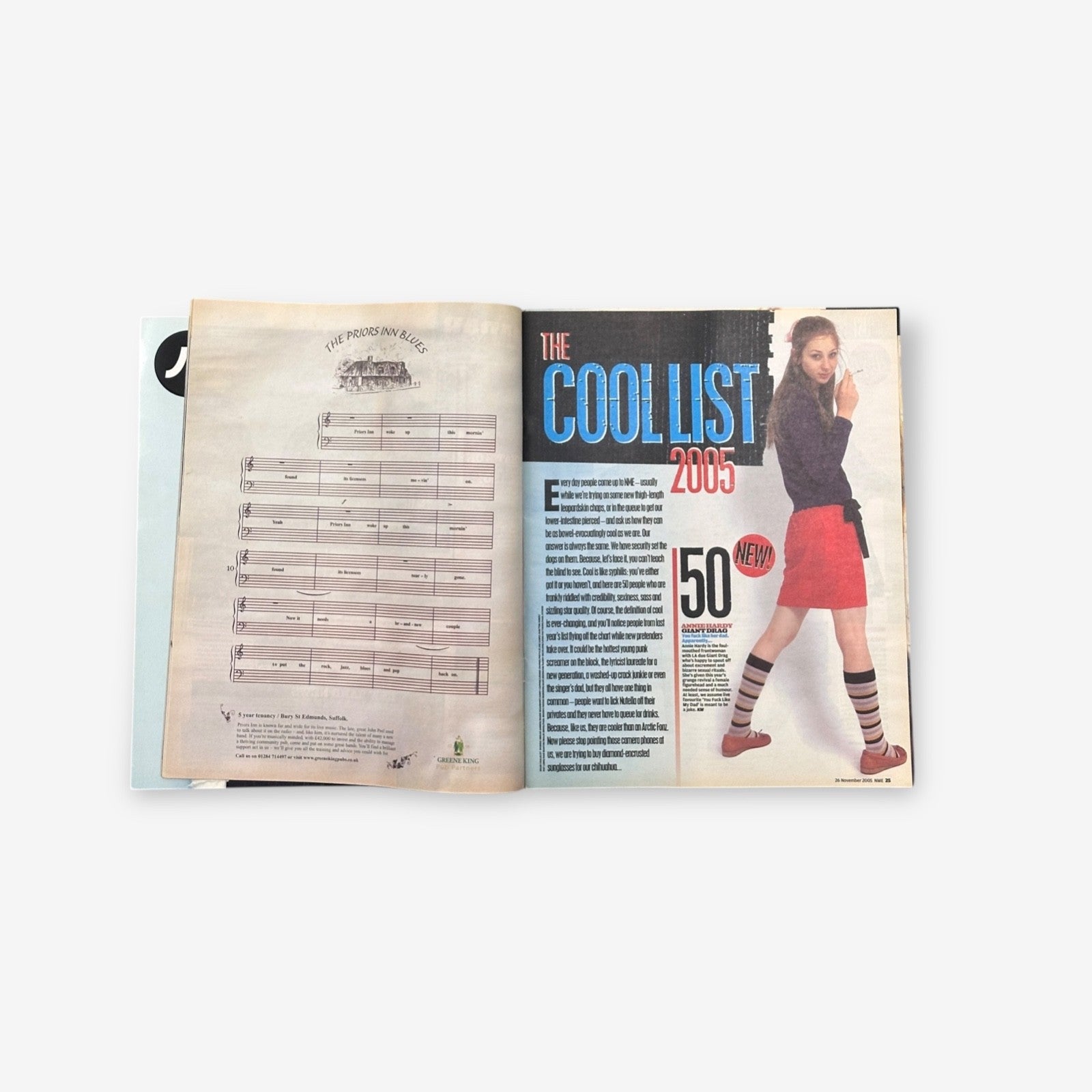 2005 The Cool List - Rock 'N' Rolls 50 Coolestr People Revealed - NME Magazine
