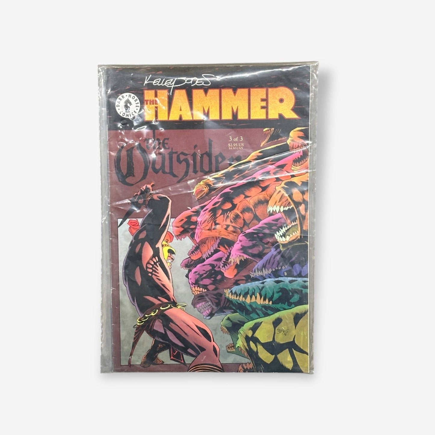 Dark Horse Comics - The Hammer - The Outsider Comic Book April 1999 #3of3