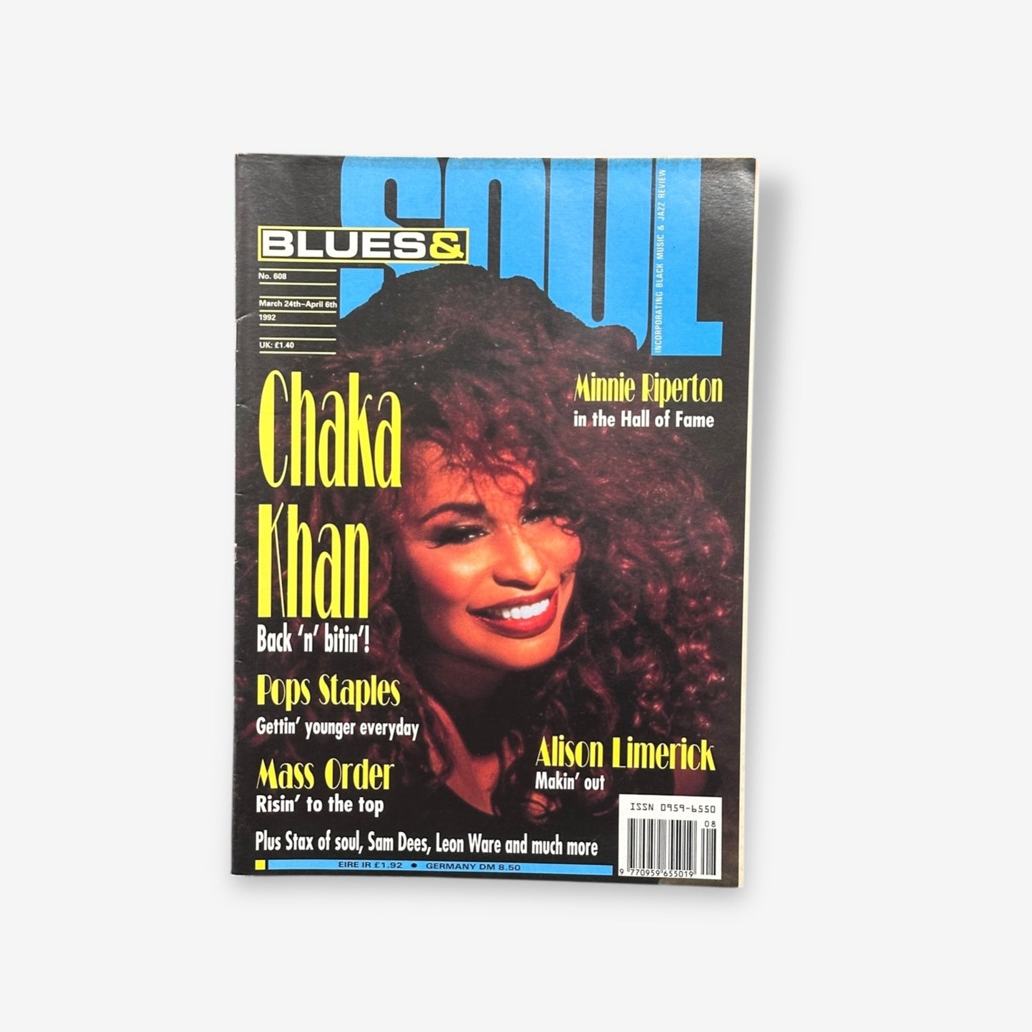 1992 Chaka Khan - Blues & Soul Magazine Issue 608