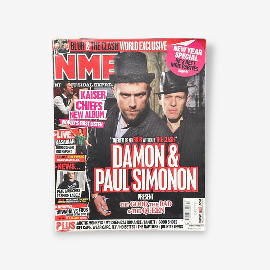 2006 Damon & Paul Simonon - The Good, The Bad And the Queen - NME Magazine