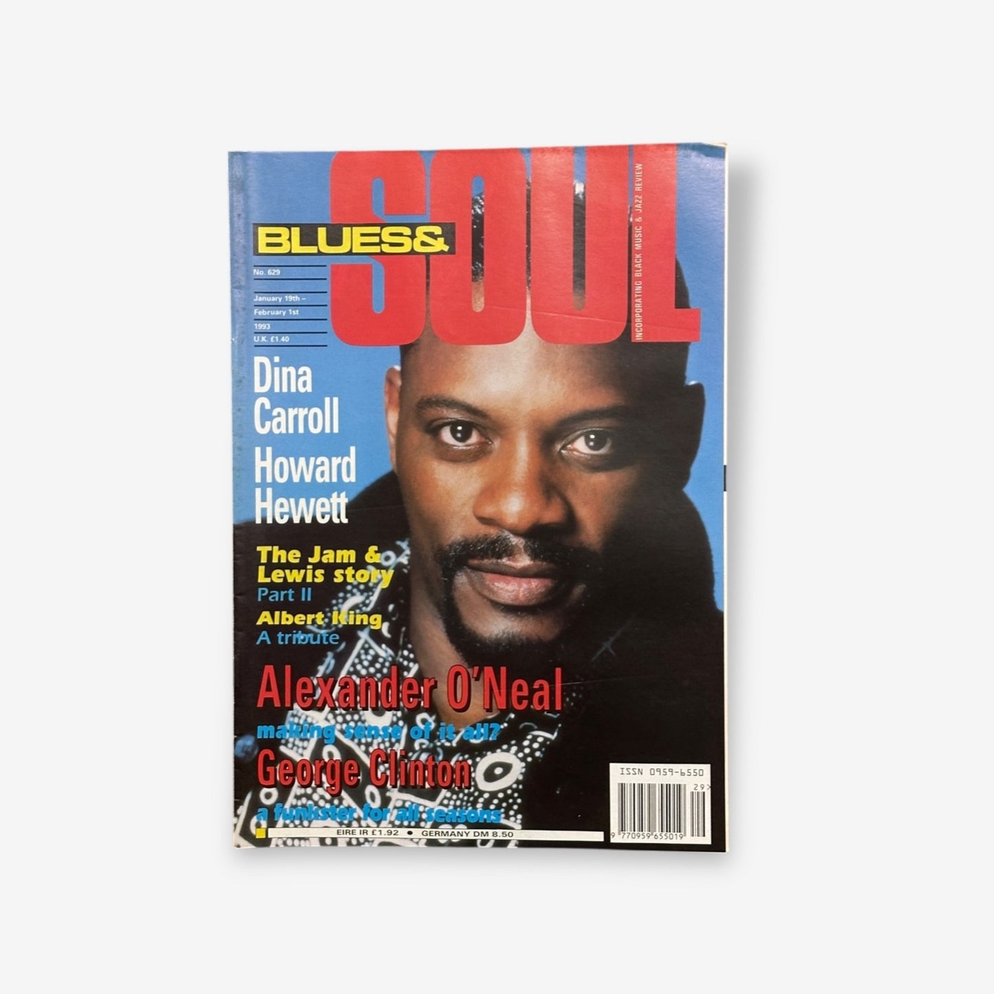 1993 Alexander O'Neal - Blues & Soul Magazine Issue 629