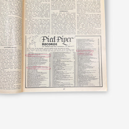 1986 John Lennon - A Trip Into The Archives - Record Collector Magazine No. 88