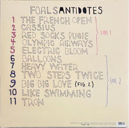 Foals – Antidotes (Vinyl LP, 2008 US Original Pressing, Sub Pop / Transgressive)