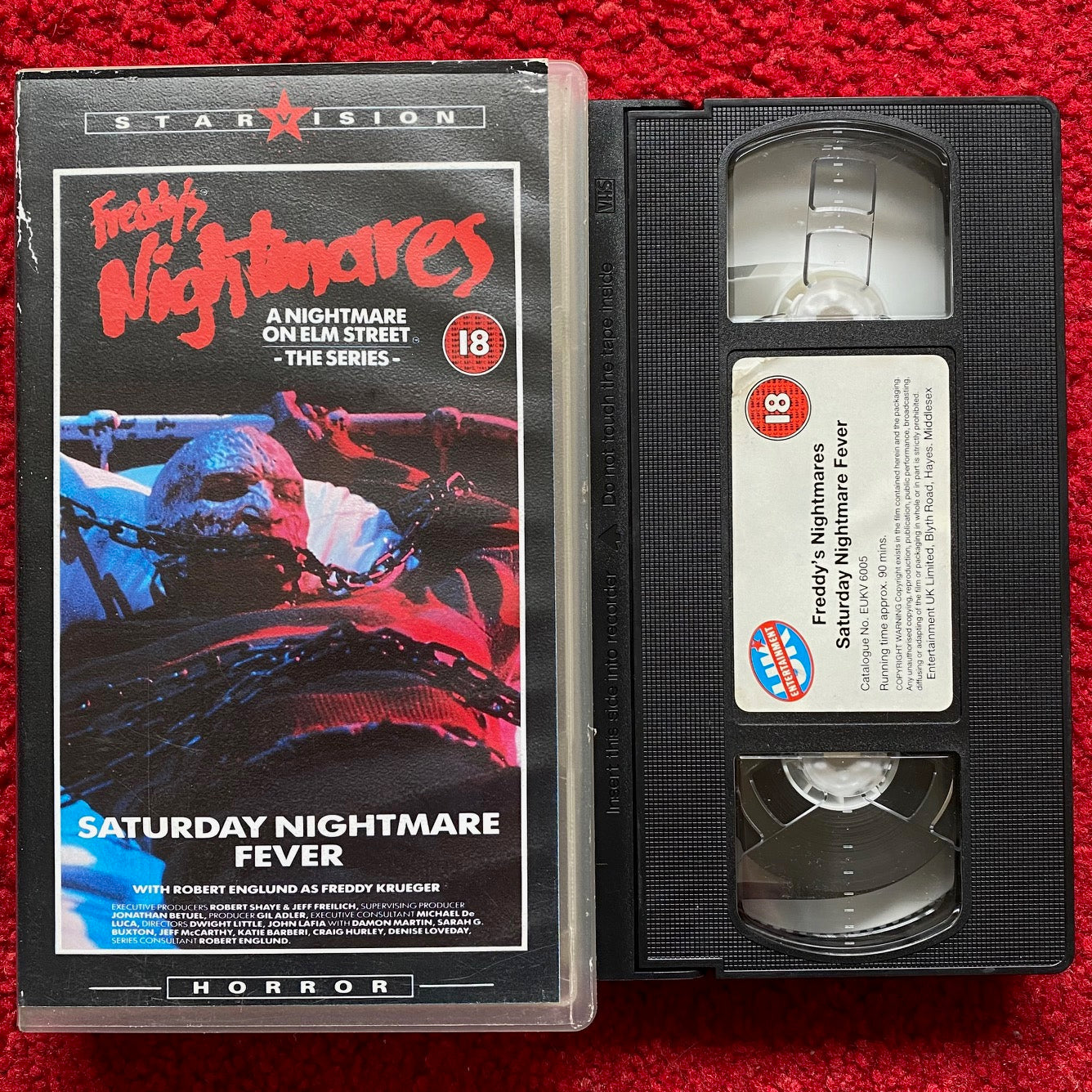 Freddy's Nightmares: Saturday Nightmare Fever VHS Video (1988) EUKV6005