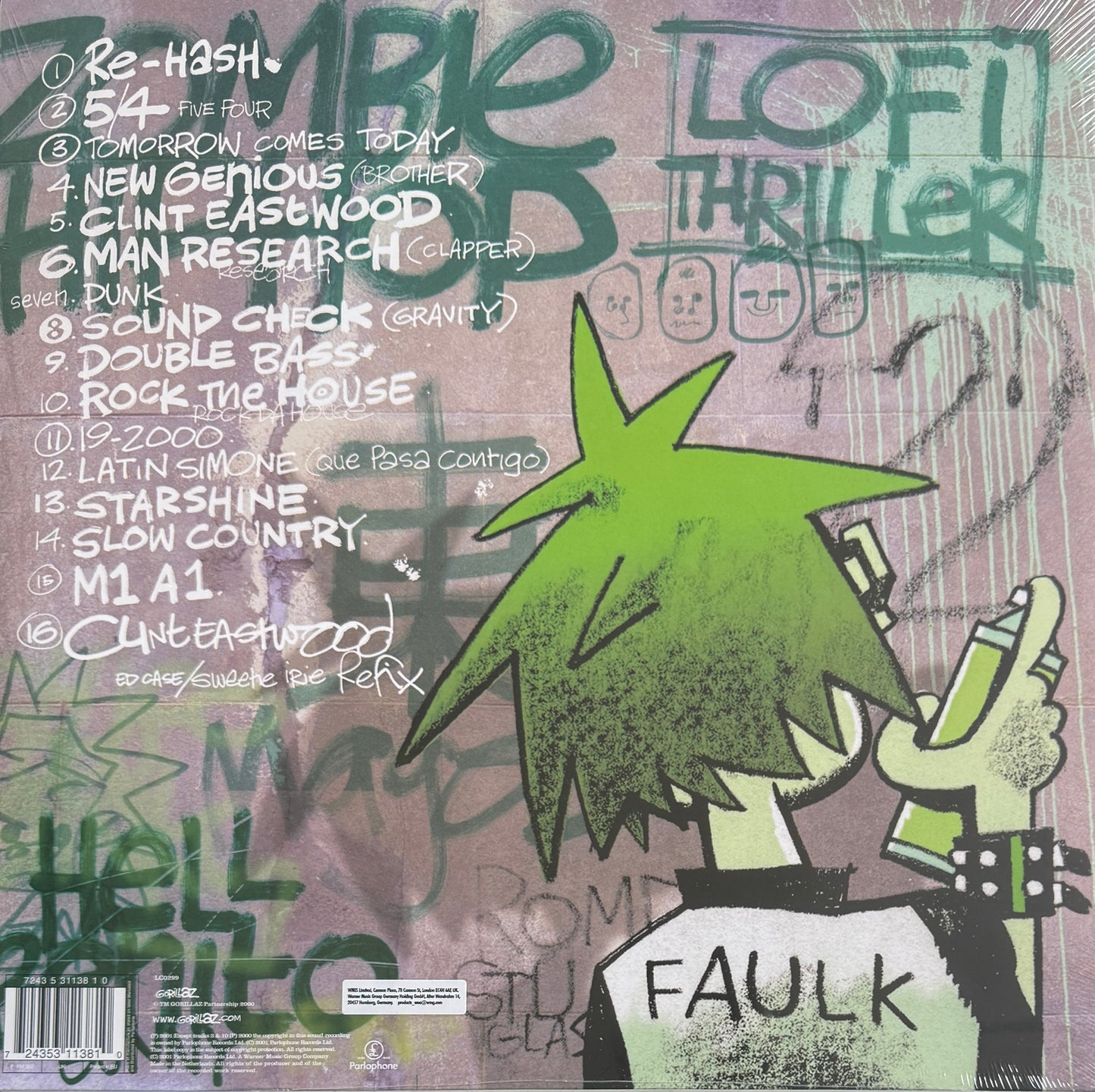 Gorillaz – Gorillaz 2LP Vinyl Hip Hop Alternative Classic Album New