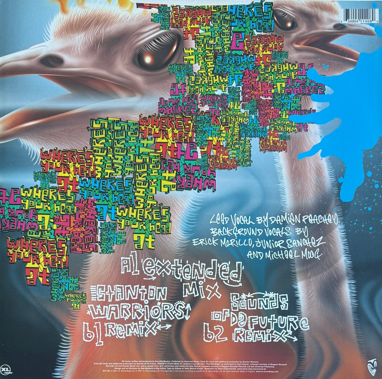 Basement Jaxx – Where's Your Head At - 12" Vinyl (House / Breaks · 2001)